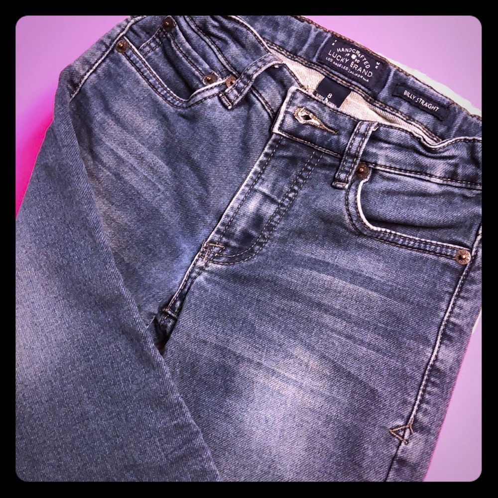 Handcrafted Lucky Brand denim jeans